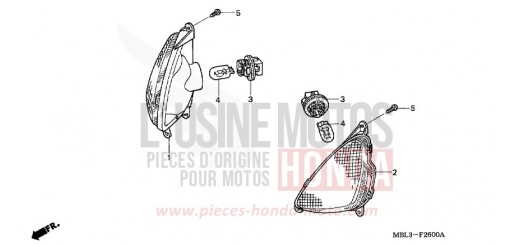 CLIGNOTANT NT650V1 de 2001